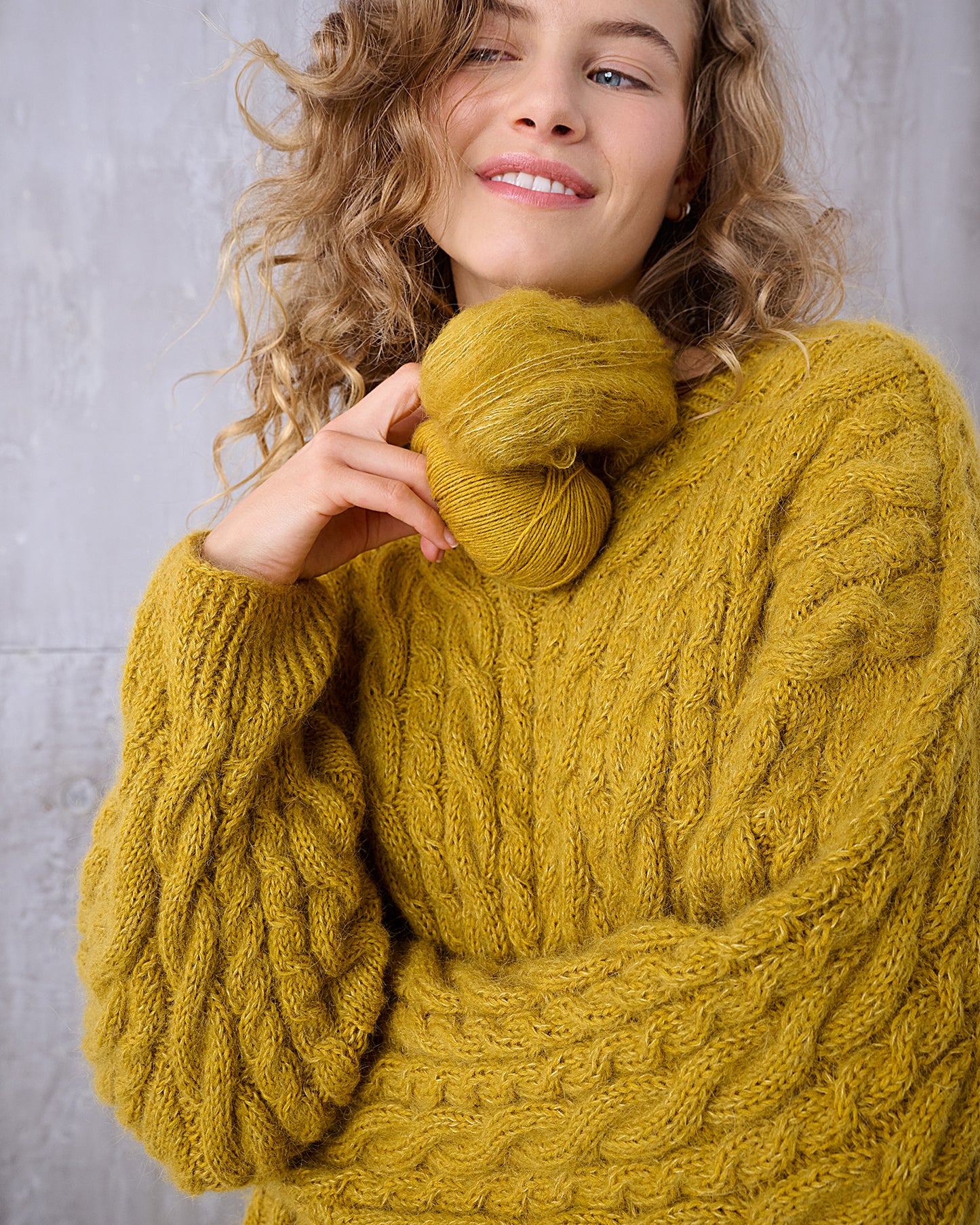 COZY CABLE SWEATER