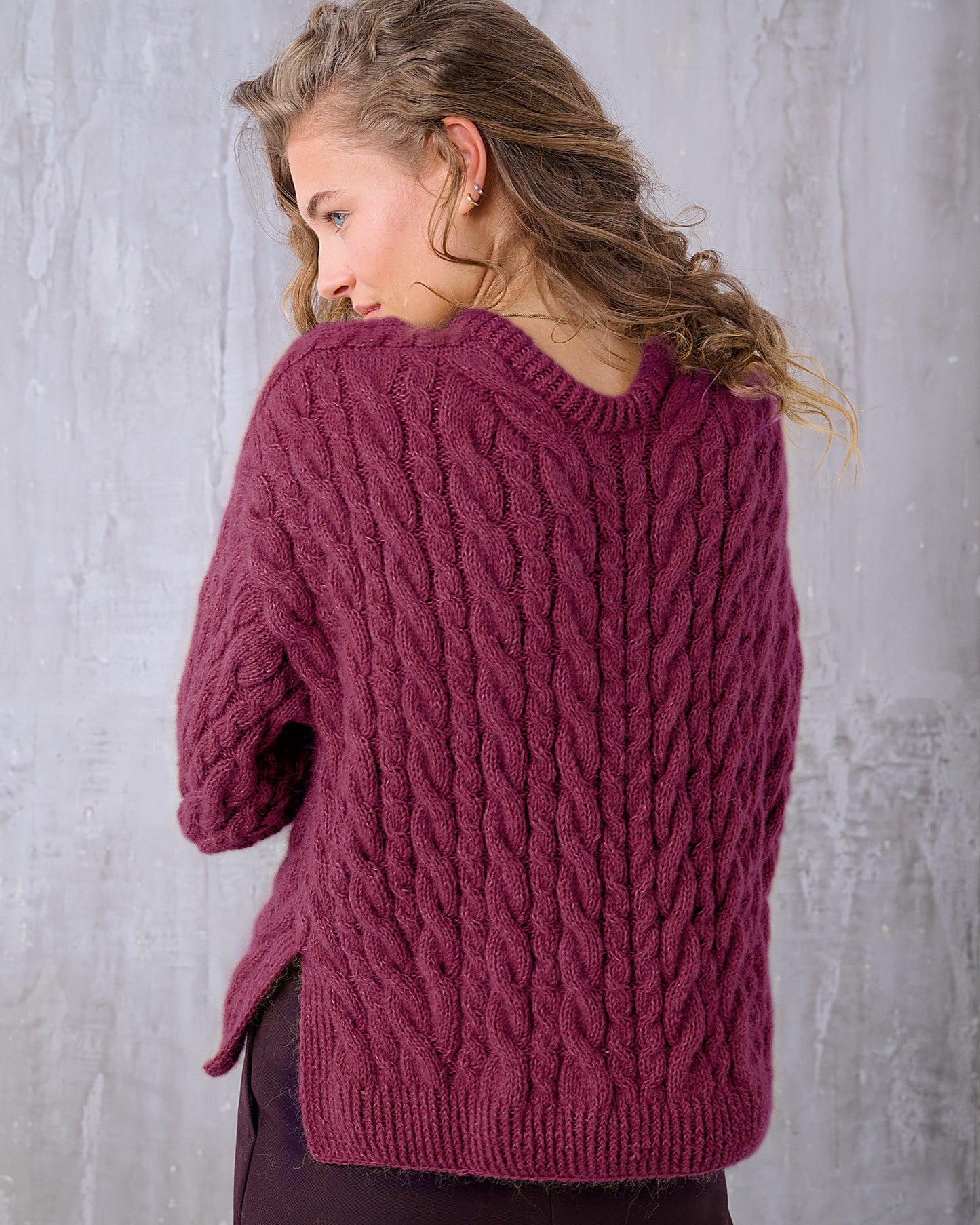 COZY CABLE SWEATER