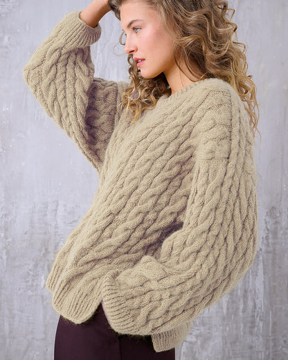 COZY CABLE SWEATER