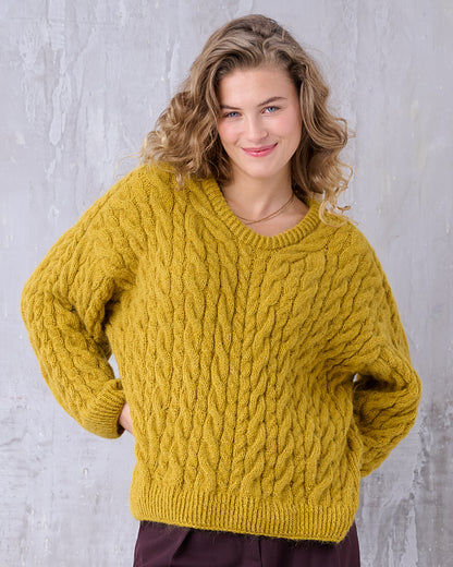 COZY CABLE SWEATER