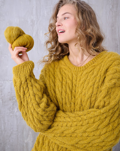 COZY CABLE SWEATER